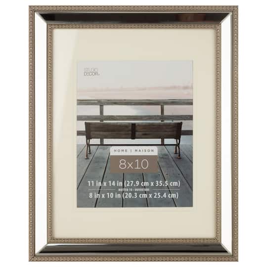 Home Mirrored Frame with Mat by Studio Décor